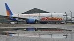 G-DRTG @ EGHH - Just painted to Jet 2 livery - by John Coates