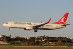 TC-JVK @ LMML - B737-800 TC-JVK Turkish Airlines - by Raymond Zammit