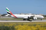 A6-ENV @ LMML - B777 A6-ENV Emirates Airlines - by Raymond Zammit