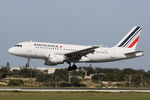 F-GRHK @ LMML - A319 F-GRHK Air France - by Raymond Zammit