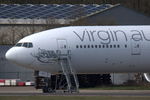 VH-VPD @ EHTW - Virgin Australia Airlines Boeing 777-300ER at Twente airport, the Netherlands, for demolition by AELS. It arrived on 2 april 2023. - by Van Propeller