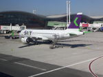 CC-AZS @ SCEL - Sky Airline A320N at the gate - by FerryPNL