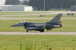 FA-91 @ LFRJ - SABCA F-16B Fighting Falcon, Take off run rwy 07, Landivisiau naval air base (LFRJ-LDV) - by Yves-Q