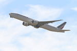F-GSQL @ LFPG - Boeing 777-328ER, Take off rwy 08L, Roissy Charles De Gaulle airport (LFPG-CDG) - by Yves-Q