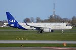EI-SIY @ EKCH - SAS A320 Neo taxying for departure - by FerryPNL