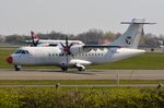 OY-RUF @ EKCH - Arrival of DAT ATR42 - by FerryPNL