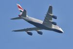 G-XLEH - British Airways Airbus A380-841, G-XLEH operating as BA297 from LHR to ORD, on downwind to O'Hare. - by Mark Kalfas