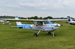 G-BNUL @ EGTB - Cessna 152 at Wycombe Air Park. Ex N4852M - by moxy