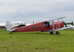 G-ADKC @ EGTB - De Havilland DH.87B Hornet Moth at Wycombe Air Park. Ex X9445 - by moxy