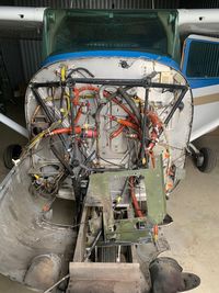 N738WV @ LHZ - Engine overhaul - by owner