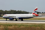 G-EUXF @ LMML - A321 G-EUXF British Airways - by Raymond Zammit
