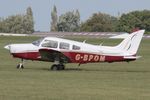 G-BPOM @ EGBK - G-BPOM 1984 Piper PA-28 Cherokee Warrior ll AeroExpo Sywell - by PhilR
