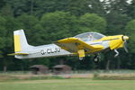 G-CLJU @ X3FT - Departing from Felthorpe. - by Graham Reeve