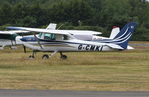 G-CMKI @ EGLK - Cessna 152 at Blackbushe. Ex N25990 - by moxy