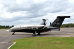 T7-DAT @ EGLK - Piaggio P-180 Avanti II arrived from Cannes at Blackbushe. - by moxy