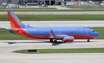 N355SW @ KFLL - SWA 733 canyon blue zx MSY-FLL - by Florida Metal