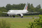 F-GUGR @ LFRB - Airbus A318-111, Take off run rwy 25L, Brest-Bretagne airport (LFRB-BES) - by Yves-Q