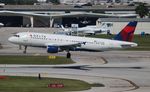 N357NW @ KFLL - DAL A320 zx DTW-FLL - by Florida Metal
