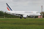 F-GUGR @ LFRB - Airbus A318-111, Taxiing rwy 25L, Brest-Bretagne airport (LFRB-BES) - by Yves-Q