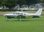 N344AC @ EGHN - Cherokee Arrow III at Sandown Airport (EGHN), Isle of Wight - by Chris Holtby