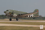 N33VW @ OSH - 1943 Douglas DC3C-S1C3G (C-47A), c/n: 20401, AirVenture 2023 - by Timothy Aanerud