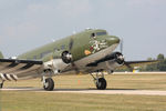 N33VW @ OSH - 1943 Douglas DC3C-S1C3G (C-47A), c/n: 20401, AirVenture 2023 - by Timothy Aanerud