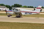 N5741F @ KOSH - This Piper Cherokee 140 was at EAA Air Venture 2023 - by lk1250