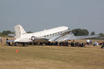 N47E @ OSH - 1943 Douglas DC-3C (C-47A-60-DL), c/n: 13816, AirVenture 2023. - by Timothy Aanerud