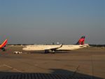 N328DN @ CLE - Being pushed back at CLE - by Arthur Tanyel