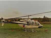 HA-LFS - Bell 206 Jetranger at K?röshegy (Hungary, nearby Lake Balaton) - by László Tamás