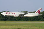 A7-BFM @ LHBP - Qatar Airways Cargo Boeing 777-FDZ - by Thomas Ramgraber