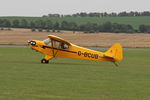 G-BCUB @ EGSU - G-BCUB 1943 Piper J3C-65 (Lippert Reed Conversion) Duxford - by PhilR