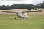 G-BMSA @ EGHP - G-BMSA 1939 Stinson HW-75 LAA Fly In Popham 20.08.23 (1) - by PhilR