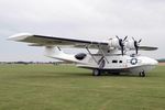 G-PBYA @ EGSU - G-PBYA '433915' 1943 Vickers Canada PBY-5A Canso Duxford - by PhilR