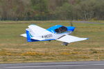 F-HCDG @ LFRB - Robin DR401-120, Take off rwy 07R, Brest-Bretagne Airport (LFRB-BES) - by Yves-Q