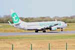 F-HTVF @ LFRB - Boeing 737-8K2, Take off rwy 07R, Brest-Bretagne Airport (LFRB-BES) - by Yves-Q