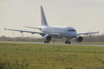 F-GUGG @ LFRB - Airbus A318-111, Taxiing  rwy 25L, Brest-Bretagne airport (LFRB-BES) - by Yves-Q