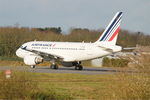 F-GUGG @ LFRB - Airbus A318-111, Lining up  rwy 25L, Brest-Bretagne airport (LFRB-BES) - by Yves-Q
