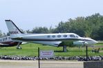 N6MK @ EDRK - Cessna 340 at Koblenz-Winningen airfield