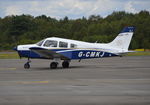 G-CMKJ @ EGLK - Piper PA-28-161 Cherokee Warrior II at Blackbushe. Ex N43581