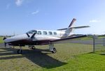 D-IVYA @ EDKB - Cessna T303 Crusader at Bonn-Hangelar airfield during the Grumman Fly-in 2023 - by Ingo Warnecke