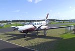 D-IVYA @ EDKB - Cessna T303 Crusader at Bonn-Hangelar airfield during the Grumman Fly-in 2023