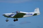 G-CFKW @ X3CX - Landing at Northrepps. - by Graham Reeve