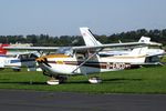 D-ENCD @ EDKB - Cessna (Reims)  F172N Skyhawk at Bonn-Hangelar airfield during the Grumman Fly-in 2023 - by Ingo Warnecke
