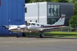 D-GGLE @ EDKB - Piper PA-34-220T Seneca V at Bonn-Hangelar airfield during the Grumman Fly-in 2023