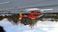 G-OMAA - On the 'pad' at Hereford Hospital - Nov 2020 - by Ray