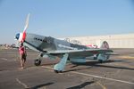 F-AZOS @ LFPM - F-AZOS Yakovlev (Let C11) Yak 9P Air Legend Melun-Villaroche 09.09.23 (1) - by PhilR
