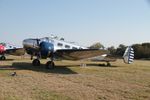 N223CM @ LFPM - N223CM 1952 Beech D18S Air Legend Melun-Villaroche - by PhilR