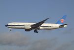 B-223G @ EDDF - Boeing 777F of China Southern Cargo on final approach to Frankfurt-Main airport