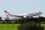OK-TVW @ LFRB - Boeing 737-86Q, Take off rwy 07R, Brest-Bretagne airport (LFRB-BES) - by Yves-Q
